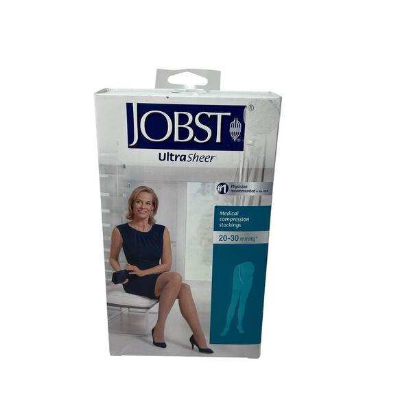 $157 JOBST Ultra Sheer Maternity Compression Stocking Natural, Large CT 20-30 - Picture 1 of 4